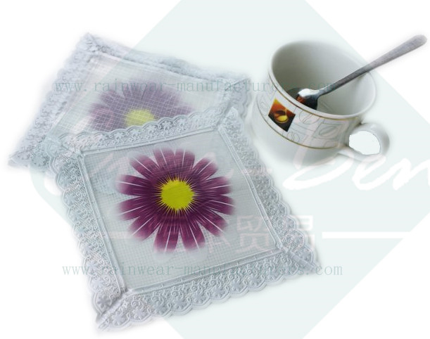 white table mats and coasters EVA table mats dining table mats plastic table mats